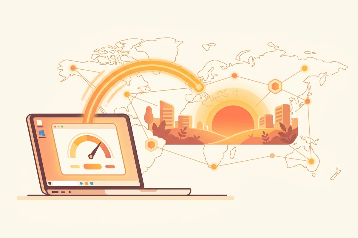 macOS加速器 桌面端智能线路与稳定连接示意图